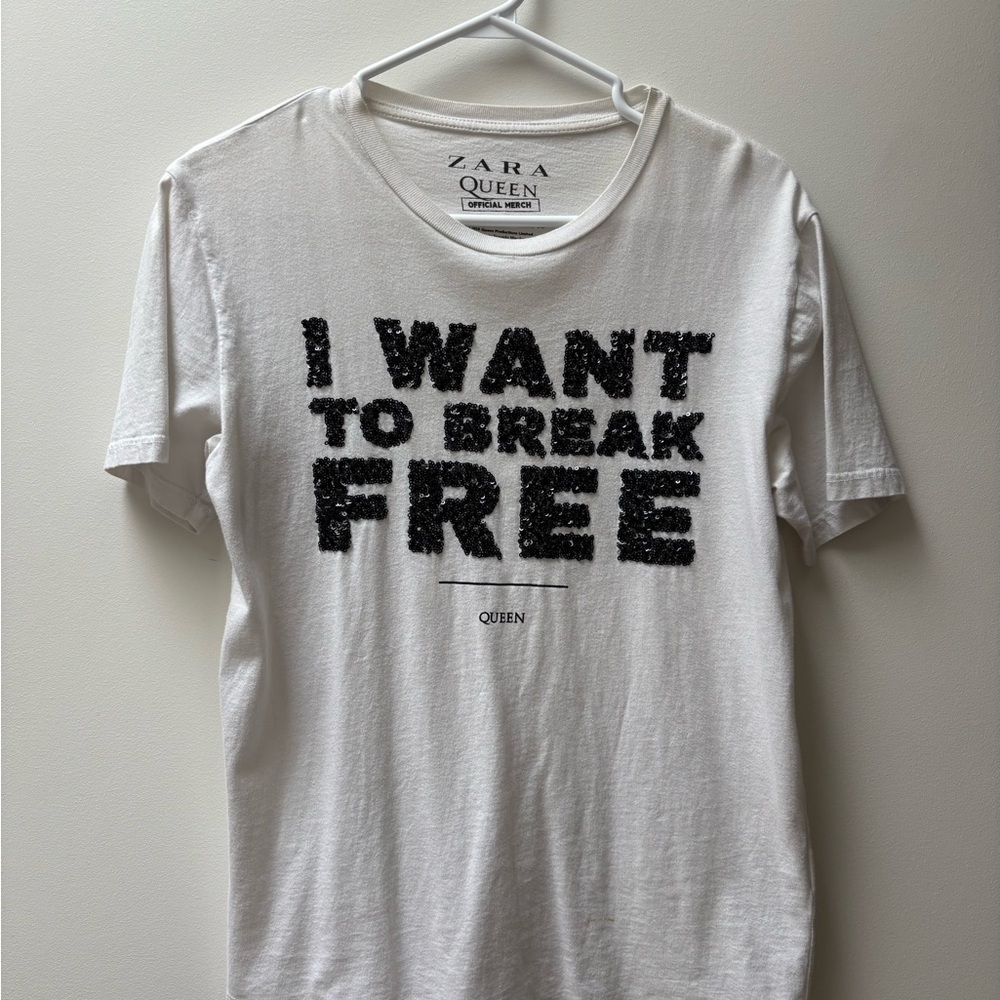 QUEEN ZARA official merch collab tshirt